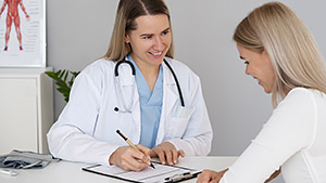 doctor performing physical check patient doctor performing physical check patient